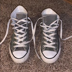 Gray High Top Converse